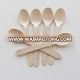 hot sale disposable organic wooden spoon knife fork cutlery set