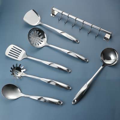 Hot Sale Custom 7Pcs Kitchen Wares Stainless Steel Kitchenware Cooking Set Kitchen Utensils