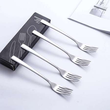 Hot Sale Packaging Fork Portugal Cutlery 18/0 Metal Forks Stainless Steel Fork